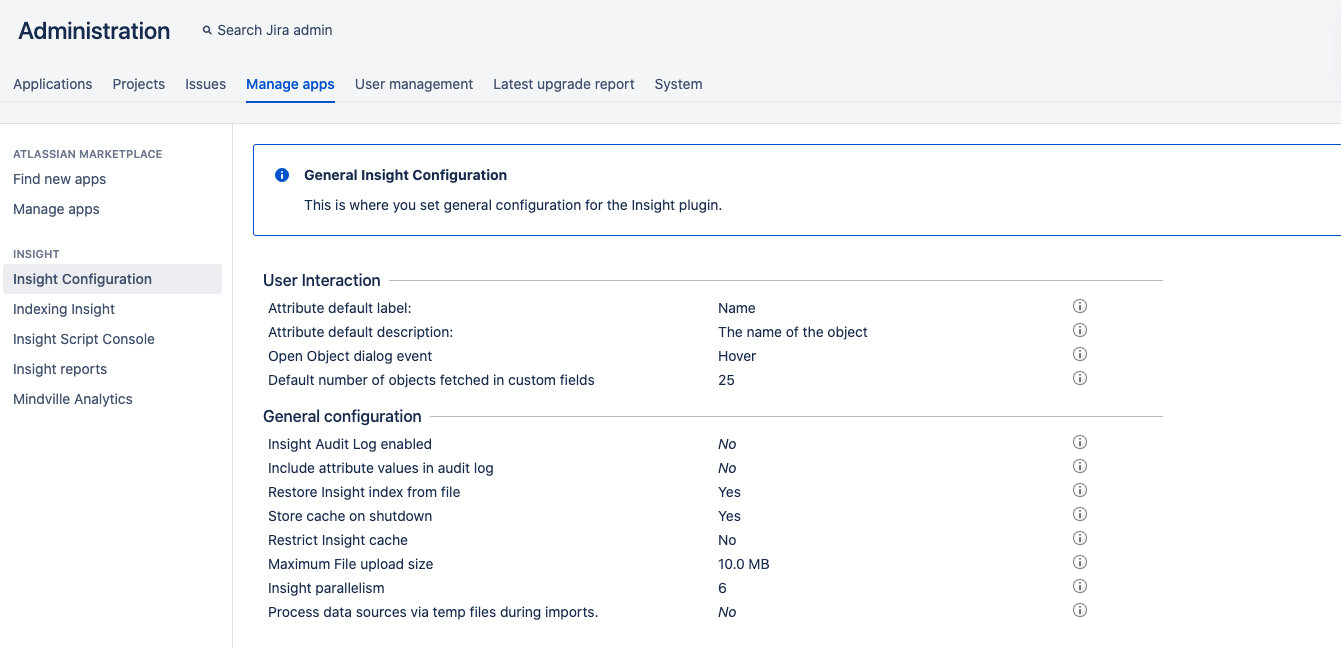 Jira Settings